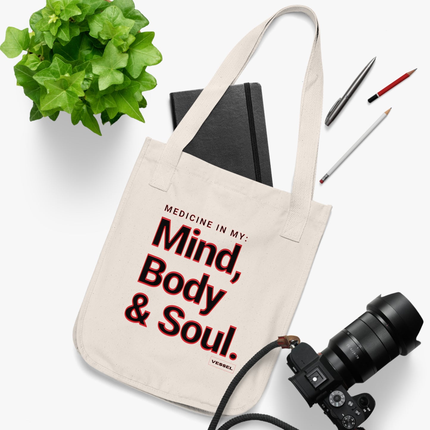 Vessel Canvas Tote – Medicine in My Mind, Body & Soul